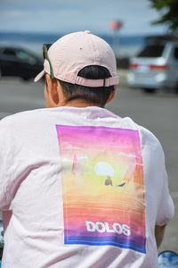 Pink Sunset Surfer Tee